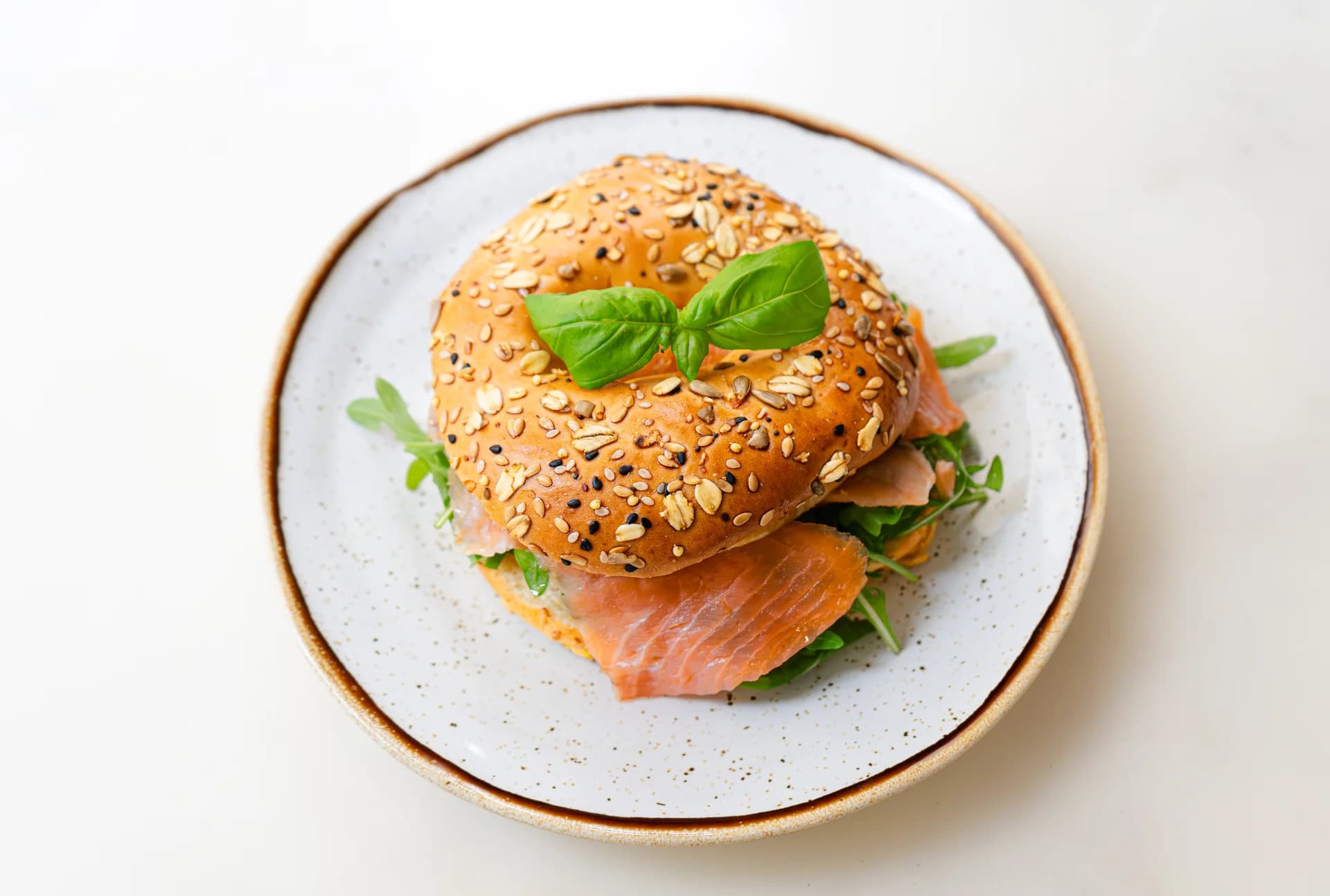Bagel de salmón