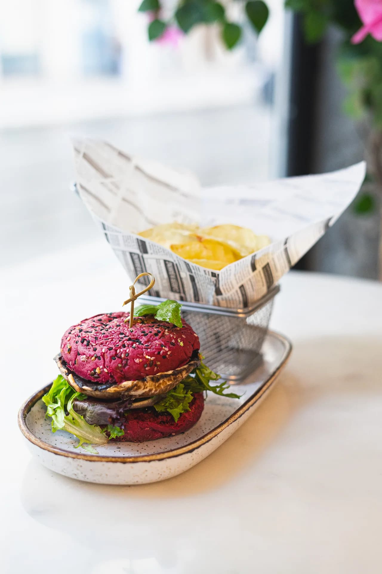 Hamburguesa de portobello